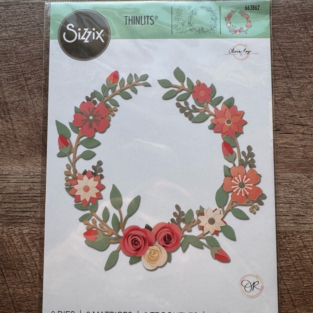 Sizzix Wedding Wreath Thinlits Die Set